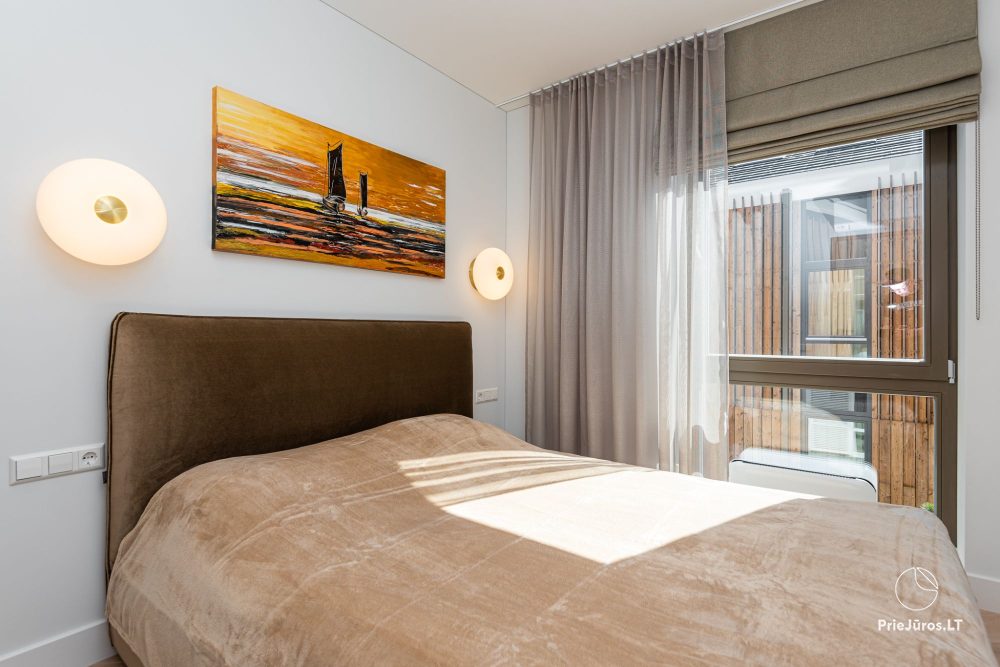 Przytulne i stylowo urządzone apartamenty do wynajęcia w nowej dzielnicy Marių Vētrungiu.