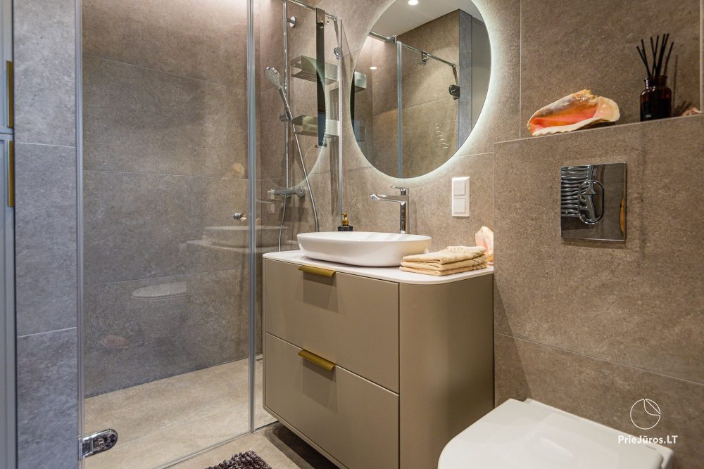 Przytulne i stylowo urządzone apartamenty do wynajęcia w nowej dzielnicy Marių Vētrungiu.
