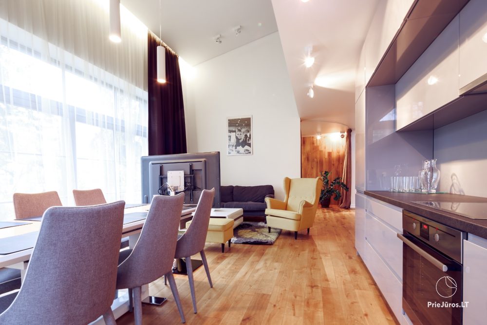 Villa Comfort w centrum Połągi, 200 metrów do morza