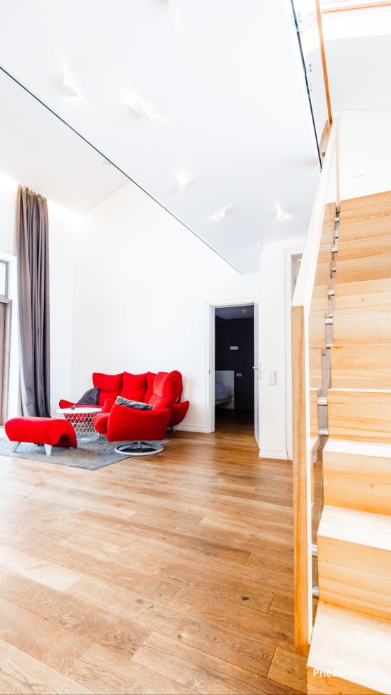 Villa Comfort w centrum Połągi, 200 metrów do morza