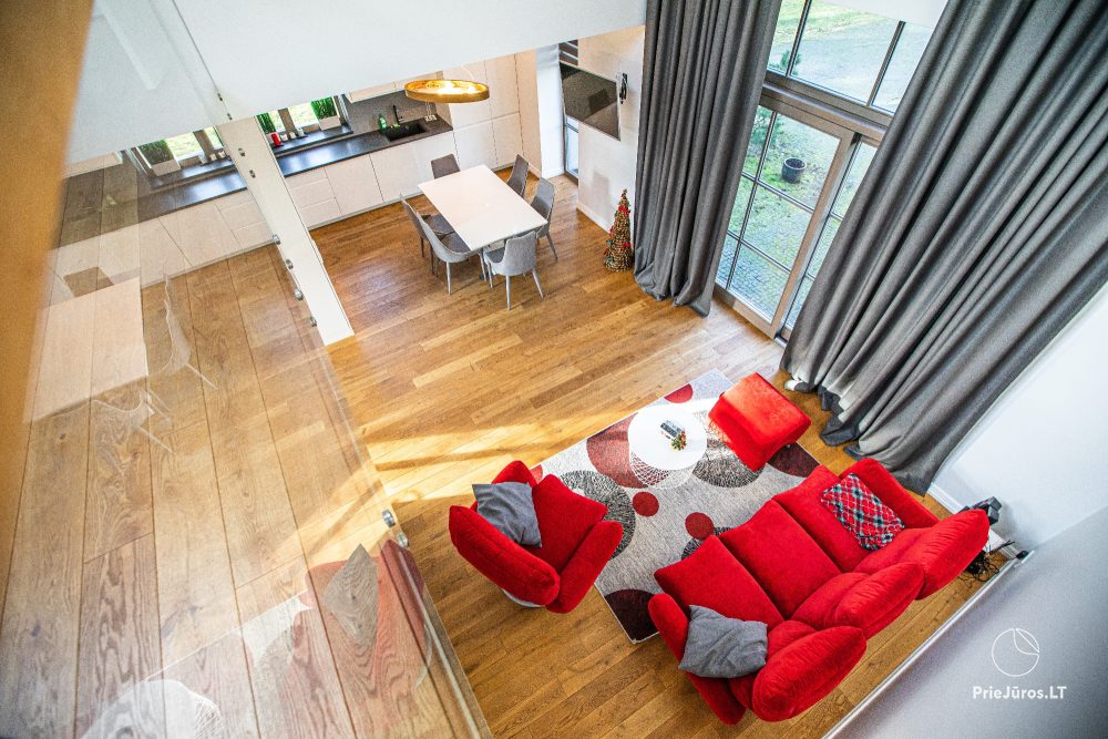 Villa Comfort w centrum Połągi, 200 metrów do morza