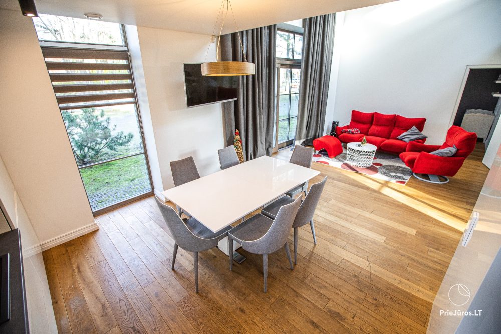 Villa Comfort w centrum Połągi, 200 metrów do morza