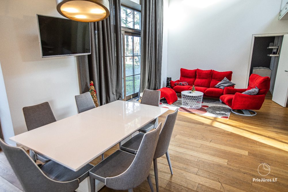 Villa Comfort w centrum Połągi, 200 metrów do morza