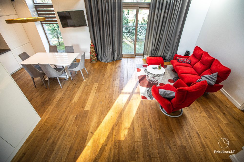 Villa Comfort w centrum Połągi, 200 metrów do morza