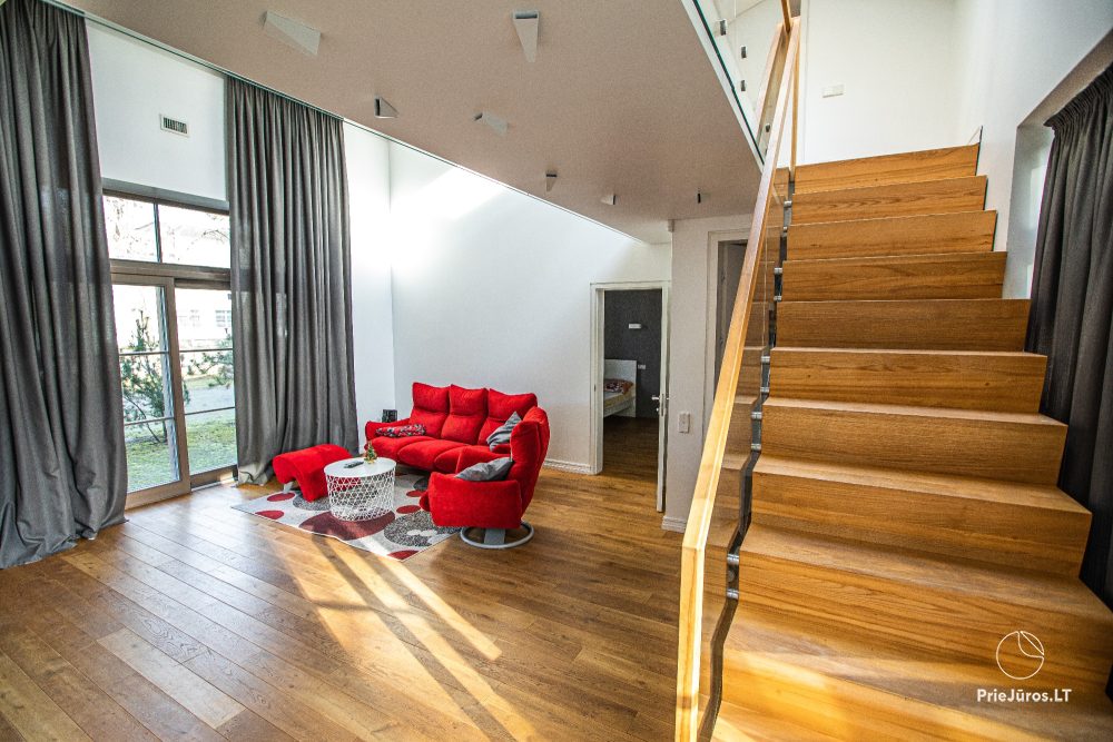 Villa Comfort w centrum Połągi, 200 metrów do morza