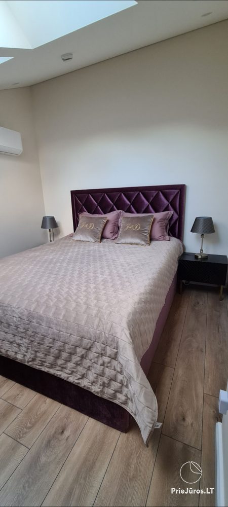 Nowy, przestronny apartament J&D w Połądze w pobliżu lasu sosnowego, 400 m do morza