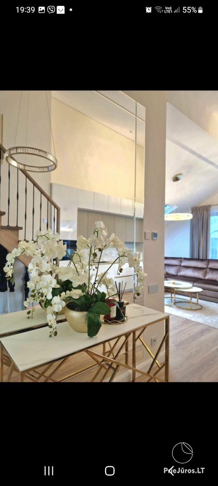 Nowy, przestronny apartament J&D w Połądze w pobliżu lasu sosnowego, 400 m do morza
