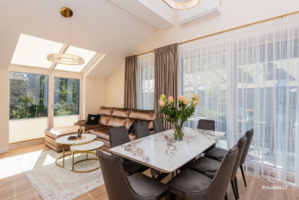 Nowy, przestronny apartament J&D w Połądze w pobliżu lasu sosnowego, 400 m do morza - 1