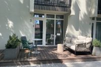 Wypoczynku w Juodkrante - nowo wyposażone apartamenty 25 m2 z tarasem.