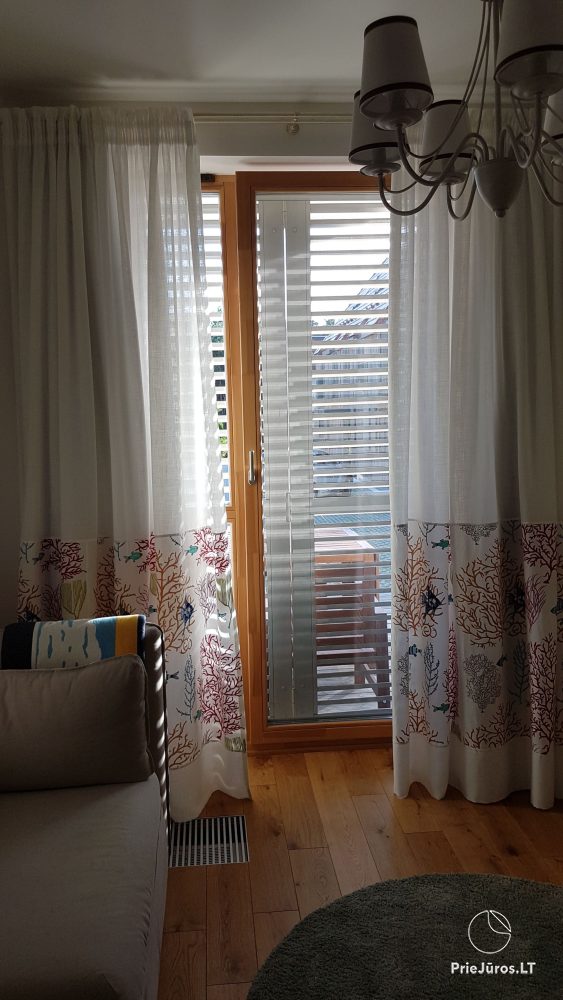 Kopų Vėtrungės II - Nida Apartments z tarasem do 6 osób