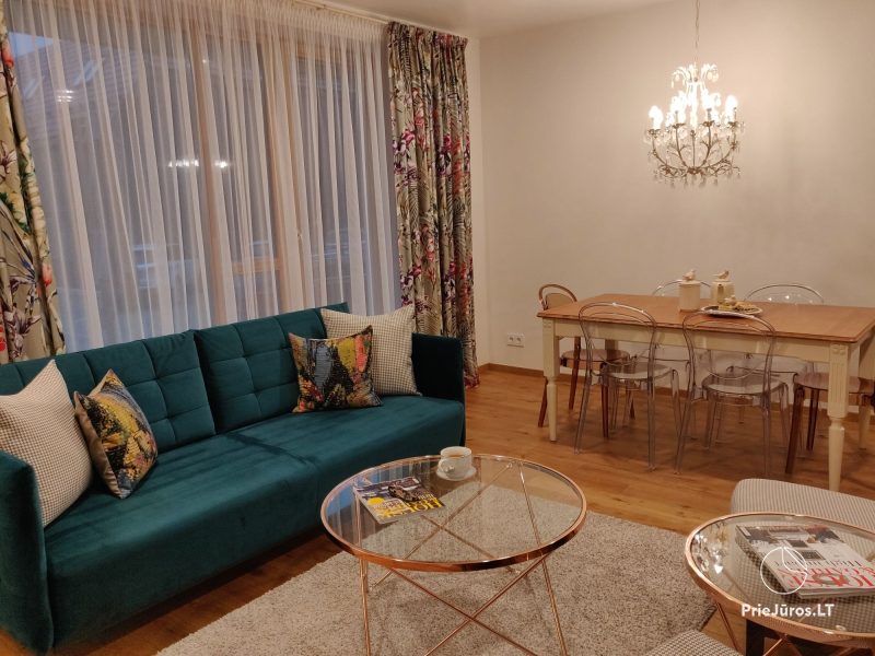 Kopų Vėtrungės II - Nida Apartments z tarasem do 6 osób