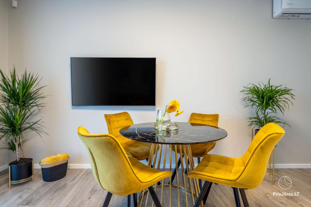 „Medus Home” - „Mano jūra 2”, Kunigiškiai – apartamenty z widokiem na las, basen w kompleksie