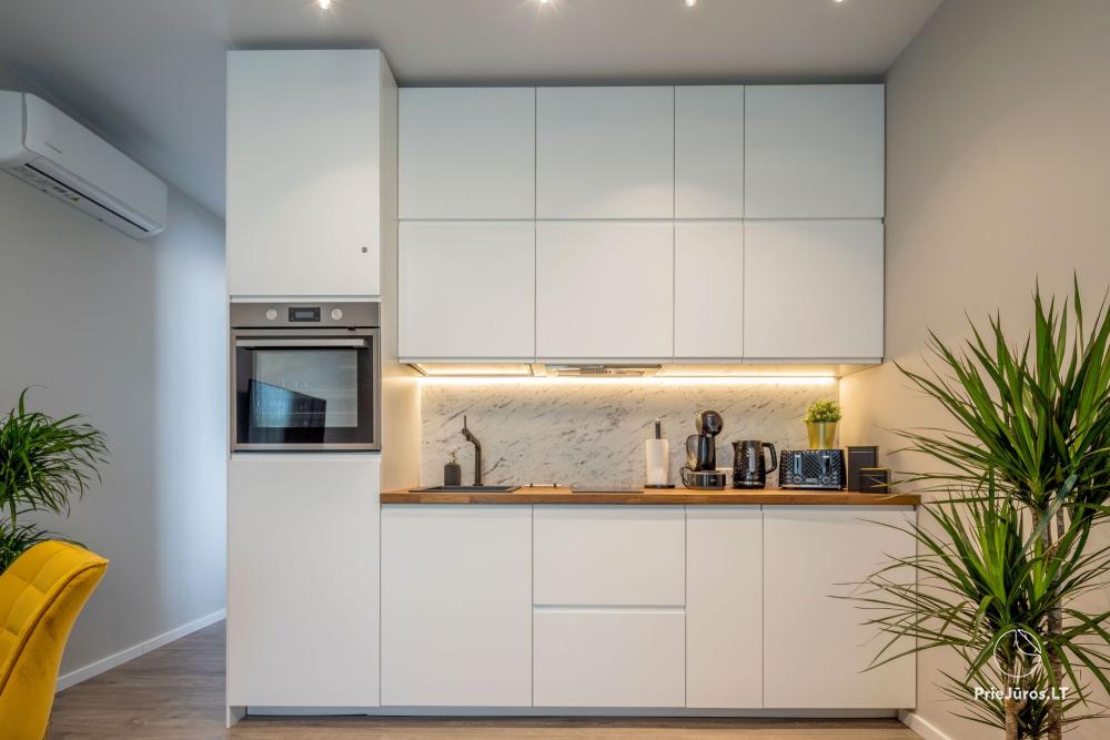 „Medus Home” - „Mano jūra 2”, Kunigiškiai – apartamenty z widokiem na las, basen w kompleksie