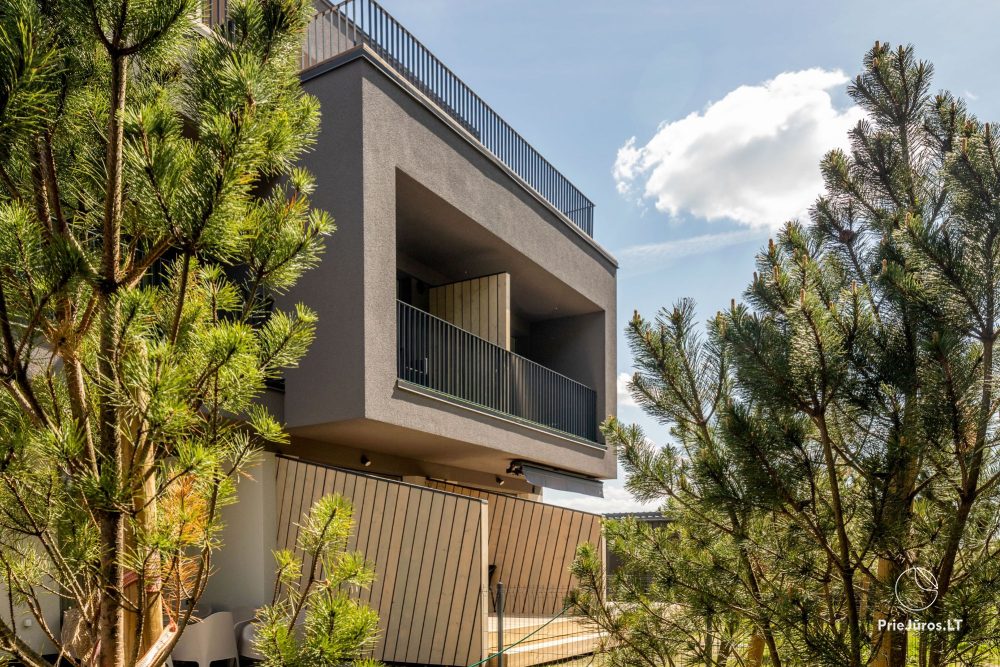 „Medus Home” - „Mano jūra 2”, Kunigiškiai – apartamenty z widokiem na las, basen w kompleksie