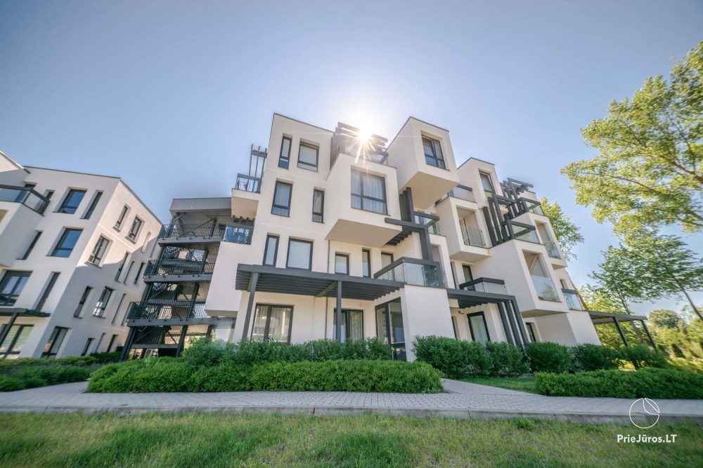 Apartament Prie kopos w Sventoji, nad samym morzem