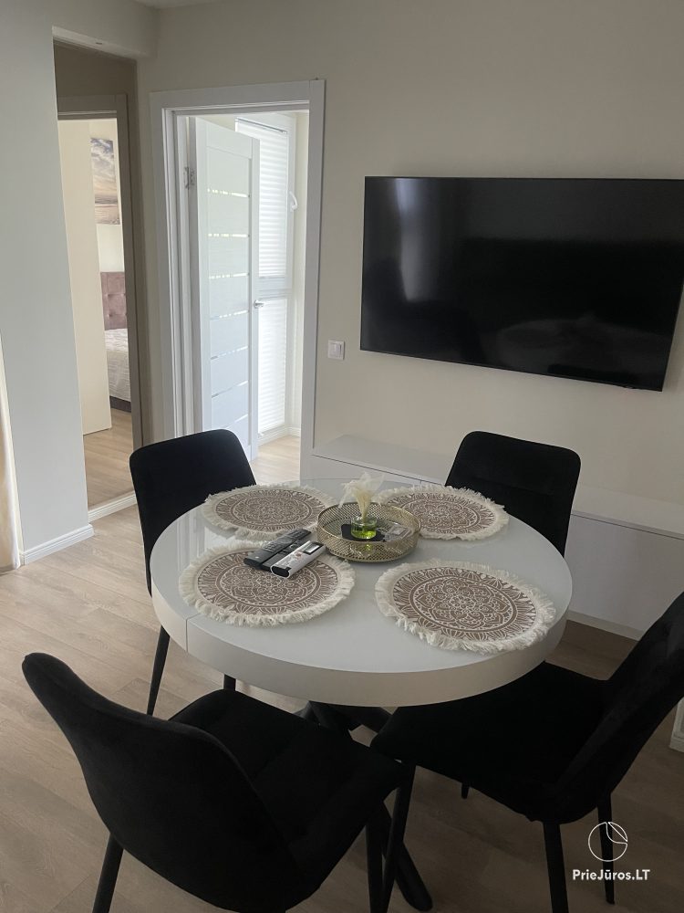 Apartament Prie kopos w Sventoji, nad samym morzem