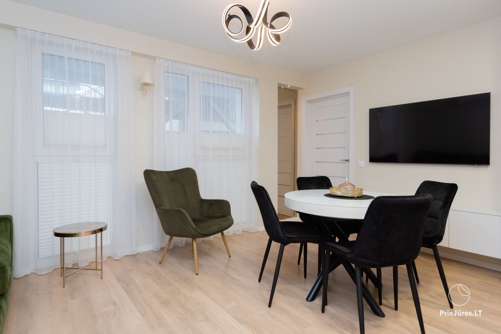 Apartament Prie kopos w Sventoji, nad samym morzem