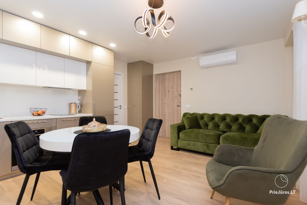 Apartament Prie kopos w Sventoji, nad samym morzem