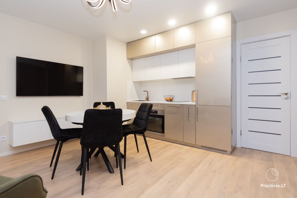 Apartament Prie kopos w Sventoji, nad samym morzem