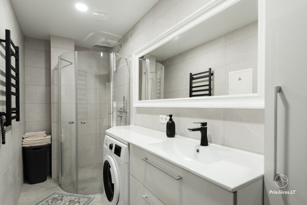 Apartament Prie kopos w Sventoji, nad samym morzem