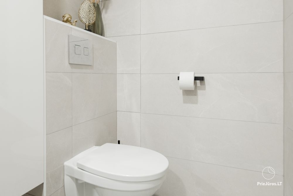 Apartament Prie kopos w Sventoji, nad samym morzem