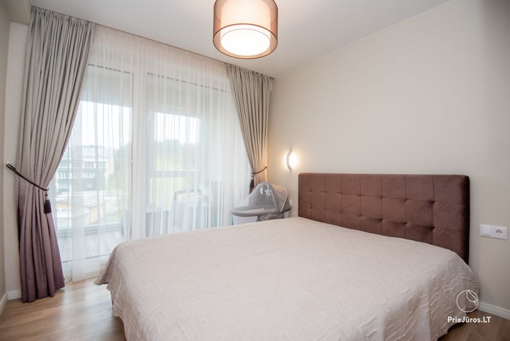 Apartament Prie kopos w Sventoji, nad samym morzem
