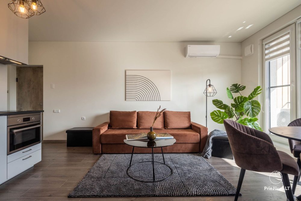 De-Žavu Home - Moje Morze 2, Kunigiškiai, apartamenty dwupokojowe z tarasem dla sześciu osób