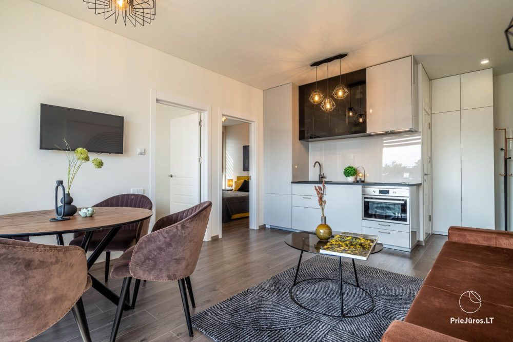 De-Žavu Home - Moje Morze 2, Kunigiškiai, apartamenty dwupokojowe z tarasem dla sześciu osób