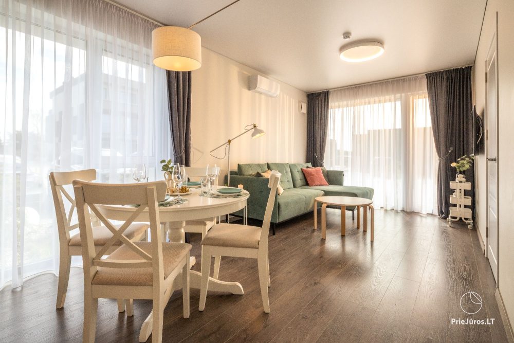Sea House - Mano jūra 2, Kunigiškiai – apartamenty na parterze, basen w kompleksie
