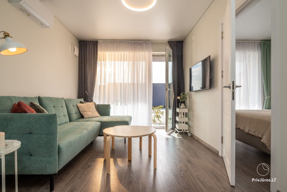 Sea House - Mano jūra 2, Kunigiškiai – apartamenty na parterze, basen w kompleksie