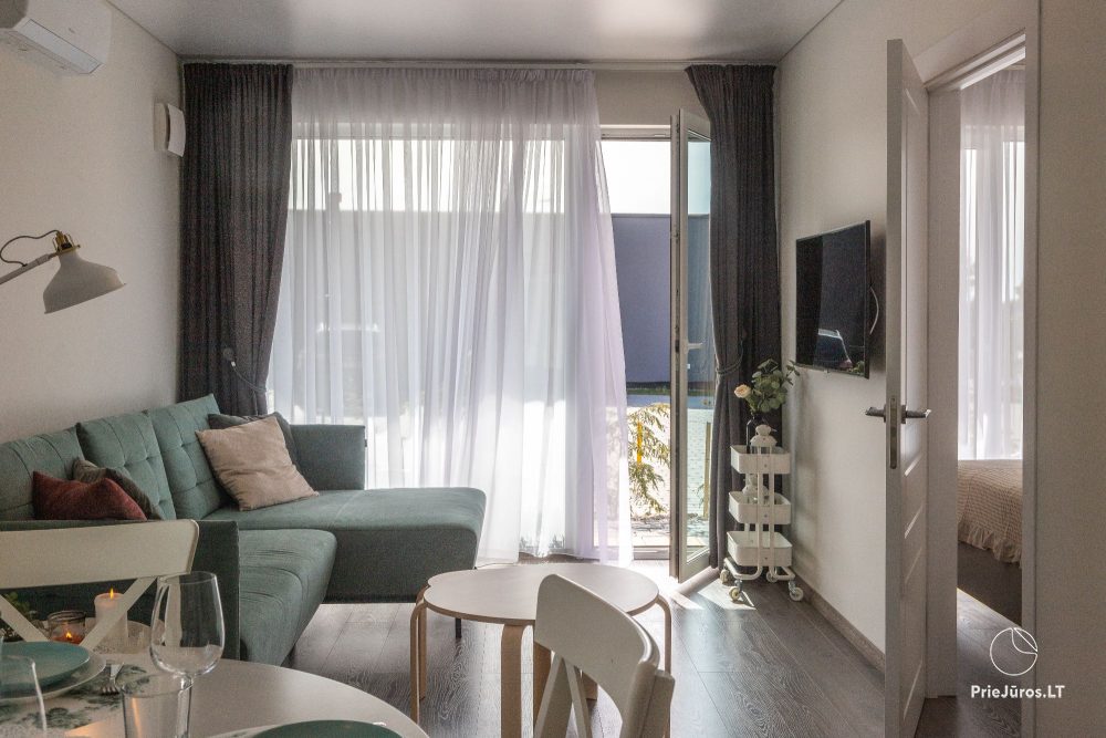 Sea House - Mano jūra 2, Kunigiškiai – apartamenty na parterze, basen w kompleksie