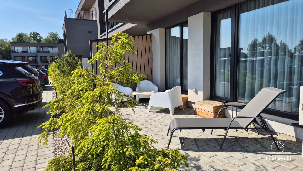 Sea House - Mano jūra 2, Kunigiškiai – apartamenty na parterze, basen w kompleksie