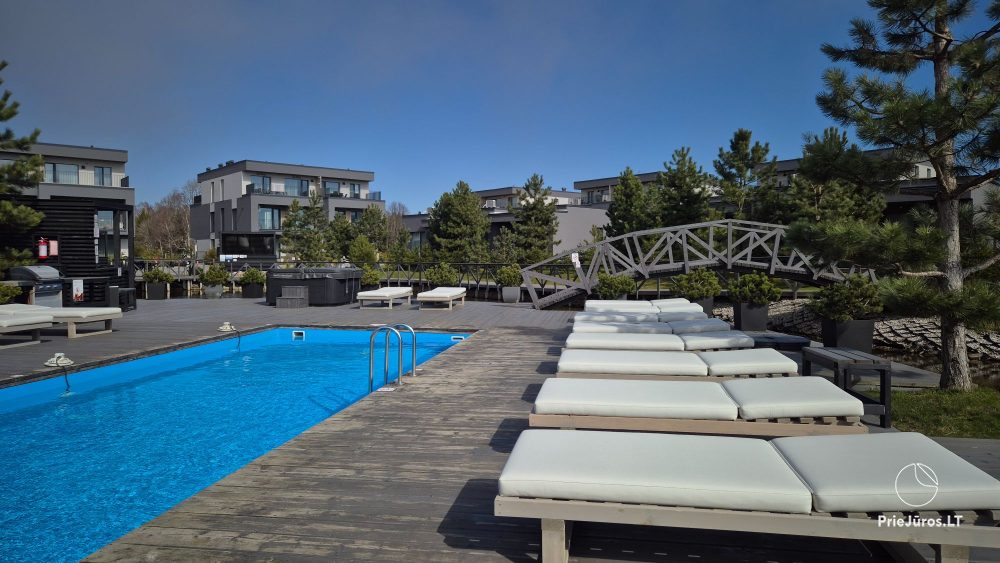 Sea House - Mano jūra 2, Kunigiškiai – apartamenty na parterze, basen w kompleksie