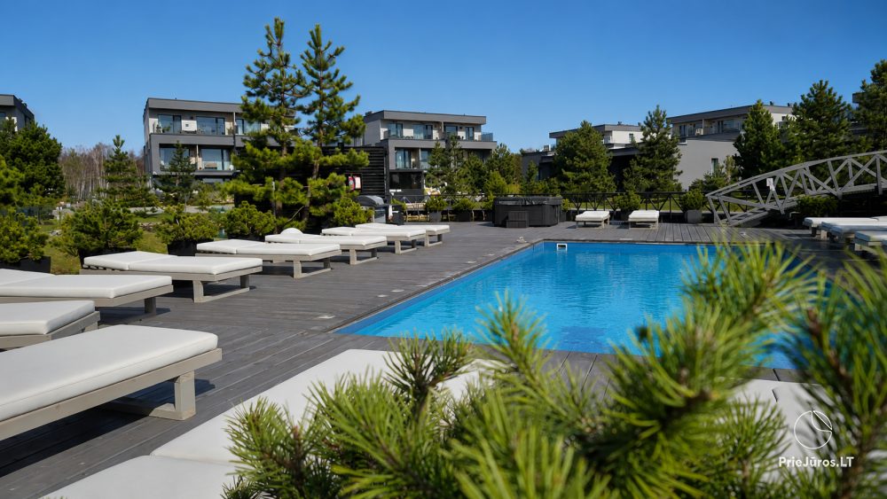 Sea House - Mano jūra 2, Kunigiškiai – apartamenty na parterze, basen w kompleksie