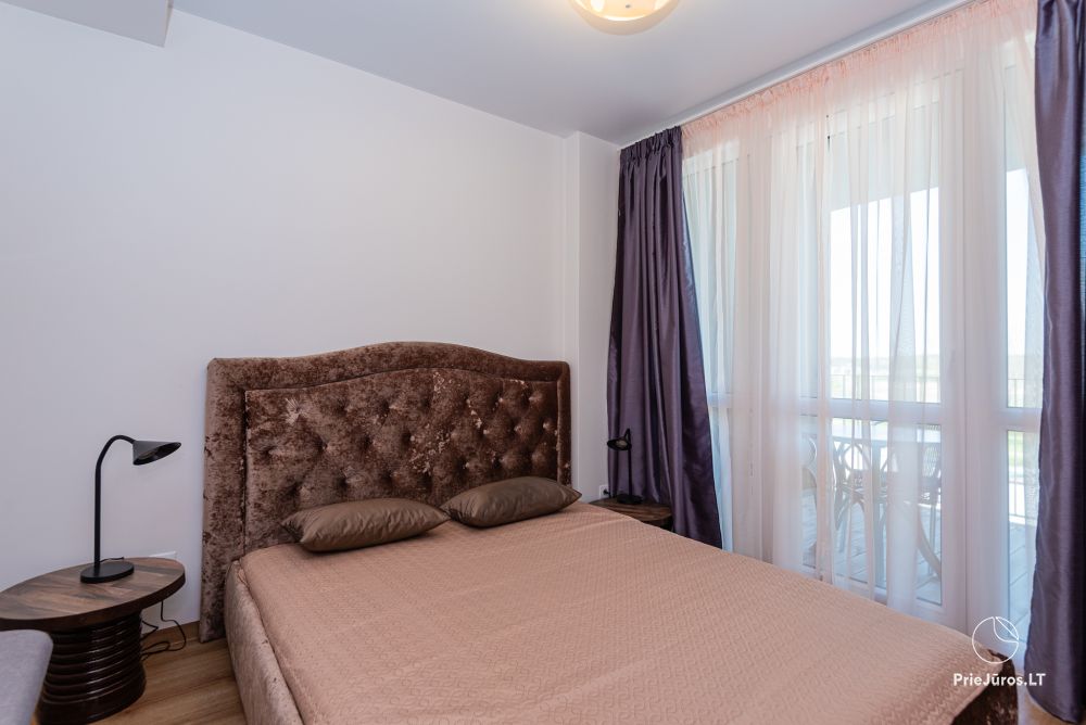 Nowe apartamenty z basenem i siłownią do wynajęcia w Sventoji