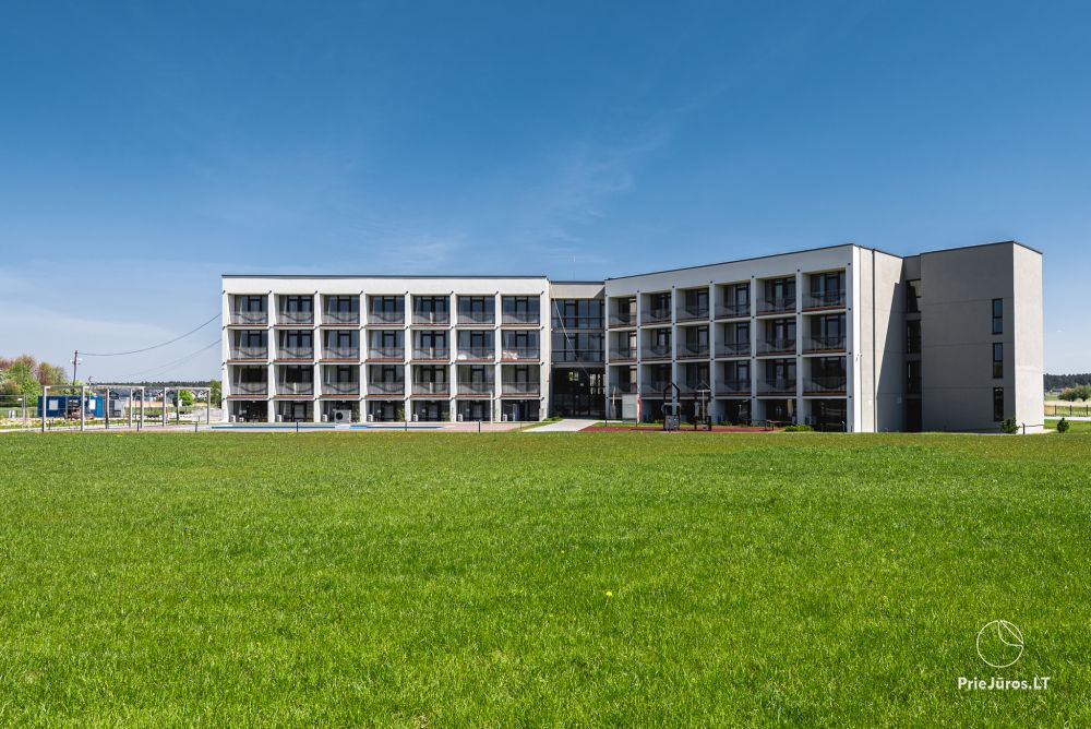 Nowe apartamenty z basenem i siłownią do wynajęcia w Sventoji