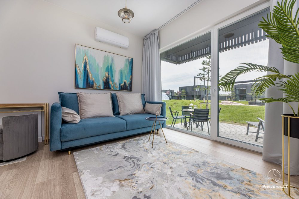 Basom home – Moje morze 3, Kunigiškiai – apartamenty z tarasem przy eko basenie, przepiękny zielony teren