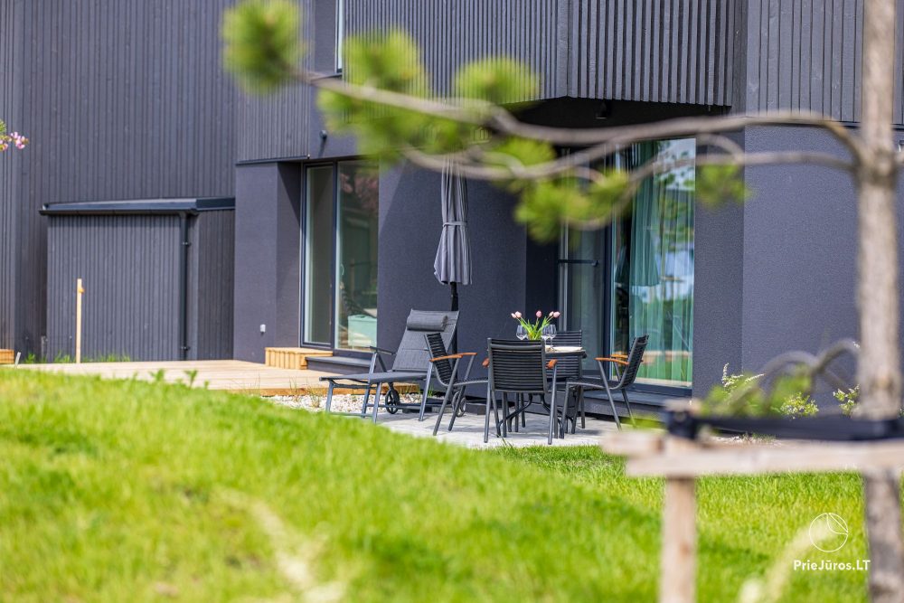 Basom home – Moje morze 3, Kunigiškiai – apartamenty z tarasem przy eko basenie, przepiękny zielony teren