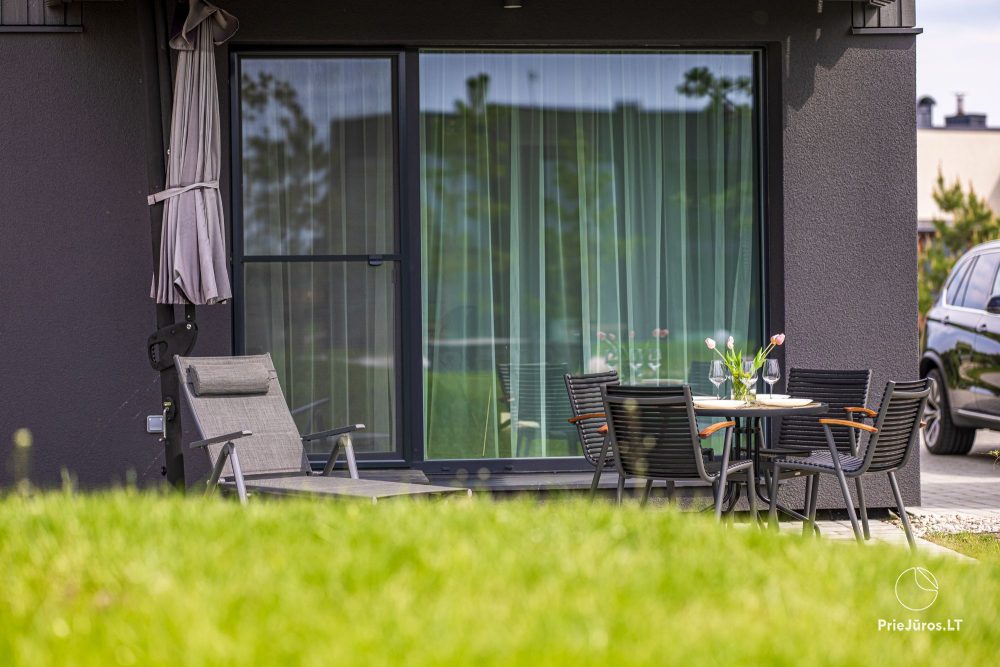 Basom home – Moje morze 3, Kunigiškiai – apartamenty z tarasem przy eko basenie, przepiękny zielony teren