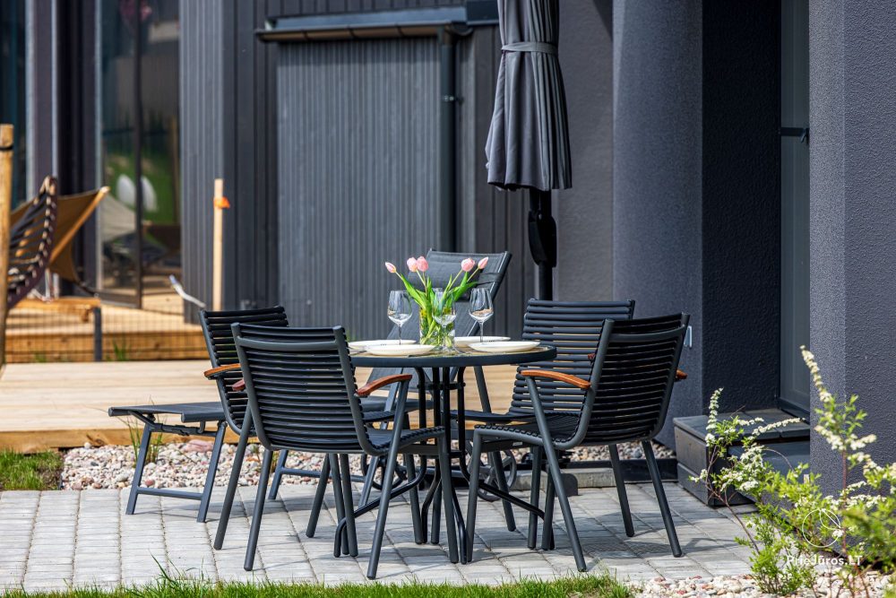 Basom home – Moje morze 3, Kunigiškiai – apartamenty z tarasem przy eko basenie, przepiękny zielony teren