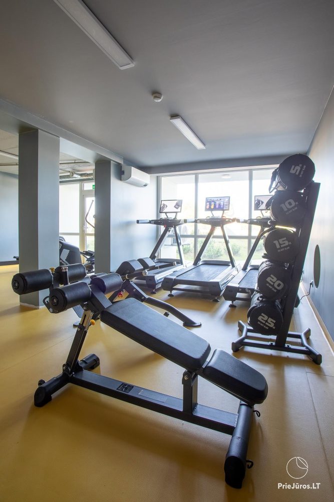 Apartament z basenem i siłownią do wynajęcia w Sventoji