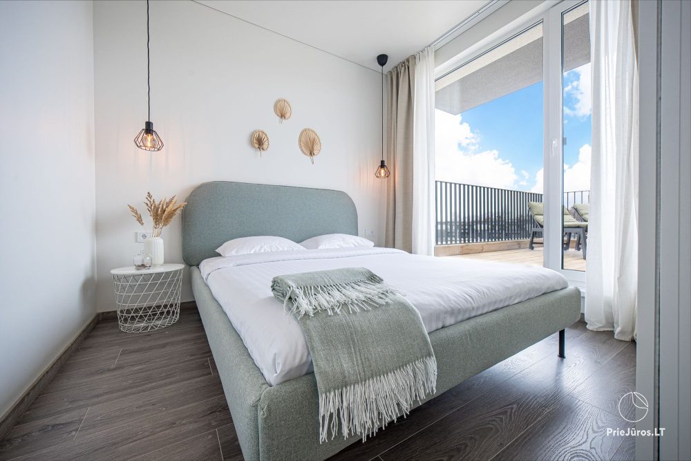 Kopa home – Moje morze 2, Kunigiškiai. Apartamenty z 2 sypialniami i tarasem, kompleks z basenem, atrakcje