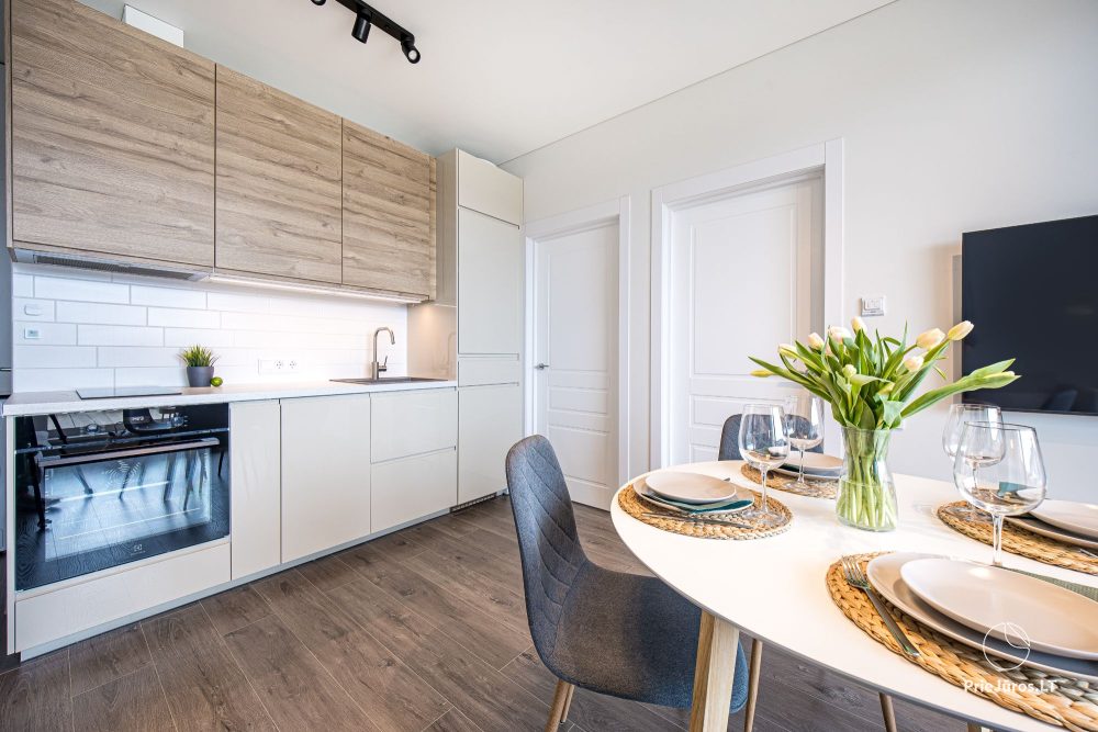 Kopa home – Moje morze 2, Kunigiškiai. Apartamenty z 2 sypialniami i tarasem, kompleks z basenem, atrakcje