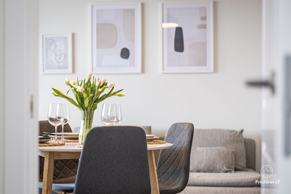 Kopa home – Moje morze 2, Kunigiškiai. Apartamenty z 2 sypialniami i tarasem, kompleks z basenem, atrakcje