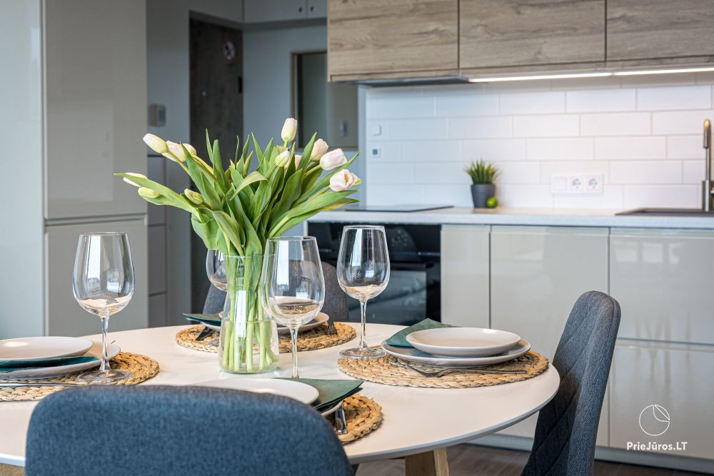 Kopa home – Moje morze 2, Kunigiškiai. Apartamenty z 2 sypialniami i tarasem, kompleks z basenem, atrakcje