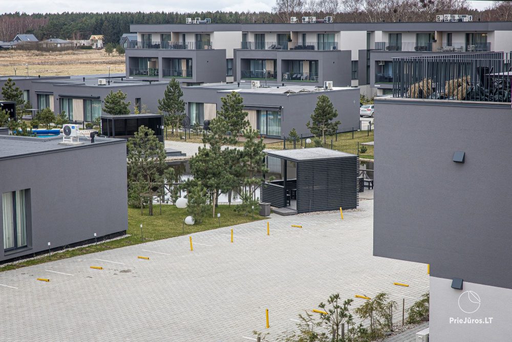 Kopa home – Moje morze 2, Kunigiškiai. Apartamenty z 2 sypialniami i tarasem, kompleks z basenem, atrakcje