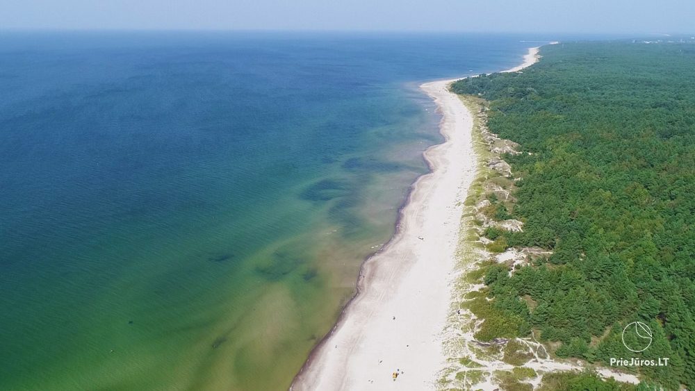 Nowe apartamenty w Połądze Birutės12 – 400 m od plaży morskiej. Oddzielne wejścia, podwórko