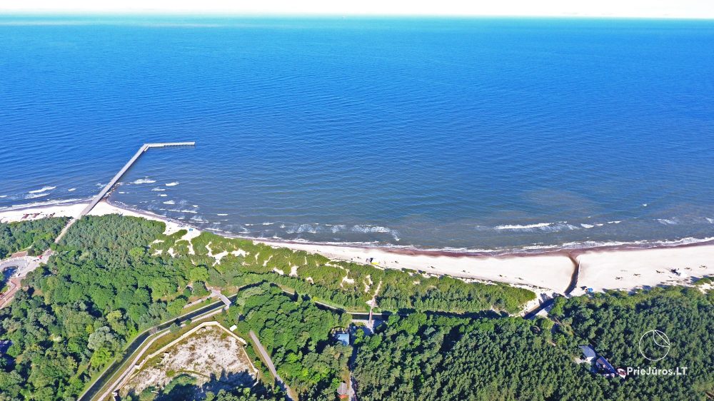 Nowe apartamenty w Połądze Birutės12 – 400 m od plaży morskiej. Oddzielne wejścia, podwórko