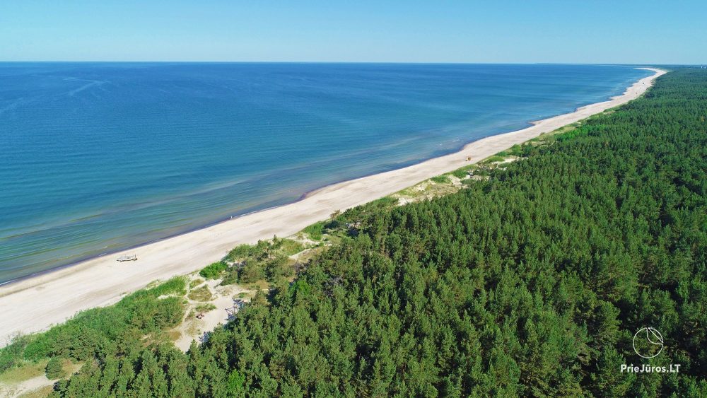Nowe apartamenty w Połądze Birutės12 – 400 m od plaży morskiej. Oddzielne wejścia, podwórko