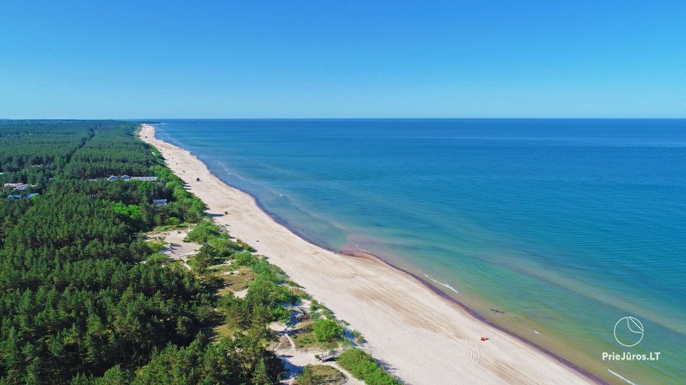 Nowe apartamenty w Połądze Birutės12 – 400 m od plaży morskiej. Oddzielne wejścia, podwórko